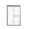 NicBex 44-48.IN W�72.IN H Semi-Frameless Double Sliding Shower Door with 1/4.IN (6mm) Thick SGCC Tempered Glass with Handrail and Splash - 2 of 4