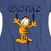 Girls' - Garfield - Garf Cat Scratches Fit & Flair Cap Sleeve Dress - 2 of 3