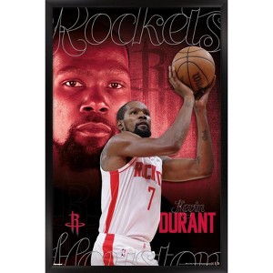 Trends International NBA Houston Rockets - Kevin Durant 25 Framed Wall Poster Prints - 1 of 4