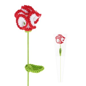 Unique Bargains Handmade Crochet Durable Colorful Artificial Flowers - 1 of 4