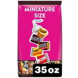Hershey Miniatures Assorted Chocolate Variety Pack - 35oz