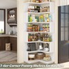 Aheaplus 6-Tier Corner Book Shelves, Freestanding Bookcase Storage Shelving - 4 of 4