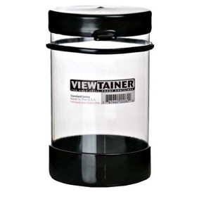 Viewtainer 4 in. W X 6 in. H Tethered Top Container Plastic Black - Case of 6 - 1 of 1