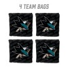 NHL San Jose Sharks 4pk Black Toss Game Set - 2 of 4