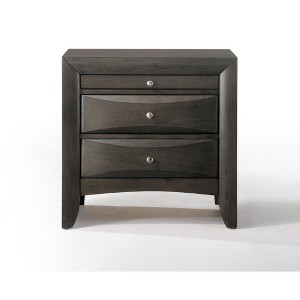 NicBex Nightstand with Drawers,Side Table with Wood Tapered Legs and Finish,Modern Bedside Table for Bedroom,Living Room - 1 of 4