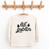 Lil' Goblin Ghosts - Toddler Long Sleeve Graphic Tee and Youth Long Sleeve Graphic T-Shirt - 2 of 3