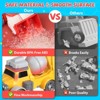 Toys for 3-8 Year Old, Transform Robot Kids Toy Vehicles | STEM Building Toys for Ages 3-6, 4 in 1 Construction Trucks Christmas Birthday Gifts - 4 of 4