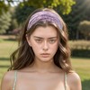 Unique Bargains Women's Rose Wide Fabric Headband 1 Pc - 2 of 4