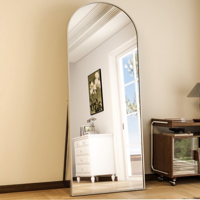 BEAUTYPEAK Rectangle With Rounded Top Full Length Mirrors