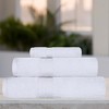 Premium Cotton Solid Plush Heavyweight Hotel Luxury Towel Set by Blue Nile Mills - 2 of 4