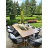 PURPLE LEAF Outdoor Dining Set Patio Aluminium Table and Rope Weave Chairs Included Cushions for Backyard Decor Kitchen - 3 of 4