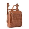 The Sak Women's Convertible Mini Backpack Tobacco Floral Emboss - 2 of 4