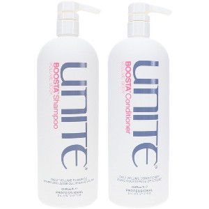 Unite BOOSTA Shampoo & Conditioner (33.8 oz XXL Liter Sizes) Duo SET - Hair Volume & Body Kit - 1 of 4