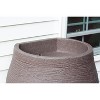 Emsco 50 gallon Flatback Stoneware Urn Rain Barrel Brown - 4 of 4