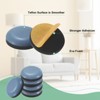 Unique Bargains Round Polytetrafluoroethylene Self-Adhesive Mover Sliders Pads for Chair - 2 of 4