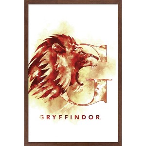 Trends International Harry Potter - Gryffindor House Logo Framed Wall Poster Prints - 1 of 4