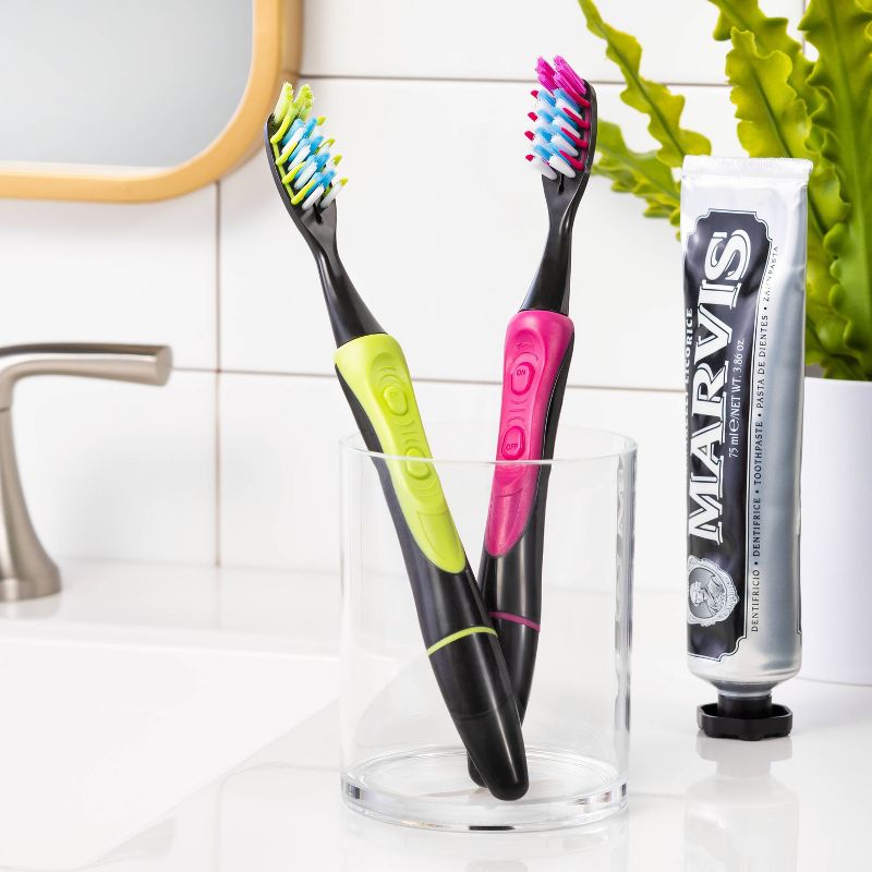 Pulsating Powered Toothbrush 2pk - up &#38; up&#8482;, 5 of 9