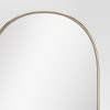 25"x65" Metal Tube Floor Mirror Gold - Threshold™ - 4 of 4