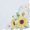 Sunflower and Daisies Placemats, Set of 4 - Multicolor - 13x19 - Elrene Home Fashions - 4 of 4