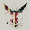 Men's Design By Humans M'erica Eagle By designpro44 T-Shirt - 2 of 3