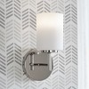 Progress Lighting Replay Collection 1-Light Bath & Vanity Wall Light, Brushed Nickel, Shade Included - 3 of 4