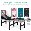 Best Choice Products 13-in-1 Combo Game Table Set w/ Ping Pong, Foosball, Basketball, Air Hockey, Archery - image 4 of 4