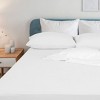 PiccoCasa 110gsm 1 Flat Sheet 1 Fitted Sheet and 2 Pillowcases Bed Sheet Set 4 Pcs - 4 of 4
