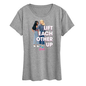 Women's - Barbie - Lift Each Other Up Short Sleeve Graphic T-Shirt - 1 of 4