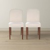 Ashcroft Furniture,Capri Beige Fabric Dining Chair (Set Of 2) - 2 of 4