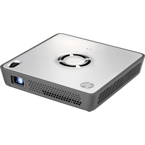 Hp Mp1 Dlp Projector Maximum Brightness Of 1 Lumens Wvga 854 X 480 Native Resolution 1500 1 Dynamic Contrast Ratio Target