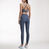 Anna-Kaci Active Women's High Waist Full-Length Leggings with Wide Waistband and Seamless Compression Fit - 2 of 3