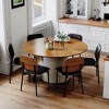 Luck Live Farmhouse Round Dining Table , 59" Round Kitchen Table for 6-8 Persons, Stylish Dining Room Furniture - 3 of 4