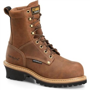 Women's Wo’s Elm 8” Waterproof Comp Toe Logger Boot - Carolina - 1 of 4