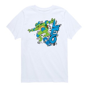 Boys' - Teenage Mutant Ninja Turtles - Leo Short Sleeve Graphic T-Shirt - 1 of 4