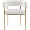 Meridian Furniture,Brielle Boucle Fabric Dining Chair, Set of 2 - 3 of 4