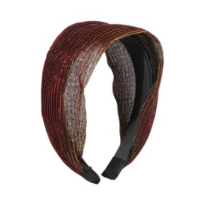 Unique Bargains Women's Shiny Silk Lace Headband 1 Pc - 1 of 4
