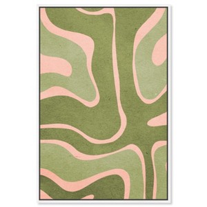 Art Remedy Magdalena Green Modern Color Block Abstract Wall Art Framed - 1 of 4