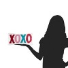 C&F Home Valentine's Day "XOXO" Hooked Small/Petite Accent Pillow, 6" x 12" - 4 of 4