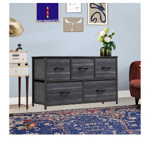 Dresser for Bedroom with 5 Drawers, Chest of Drawers, Fabric Dresser Storage Organizer for Closet, Living Room - 1 of 4