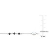 EVERLY JEWELRY | Sterling Silver 3.75 CT TGW Black Moissanite & 5-6.5 mm Freshwater Cultured Necklace, 19" - 2 of 4