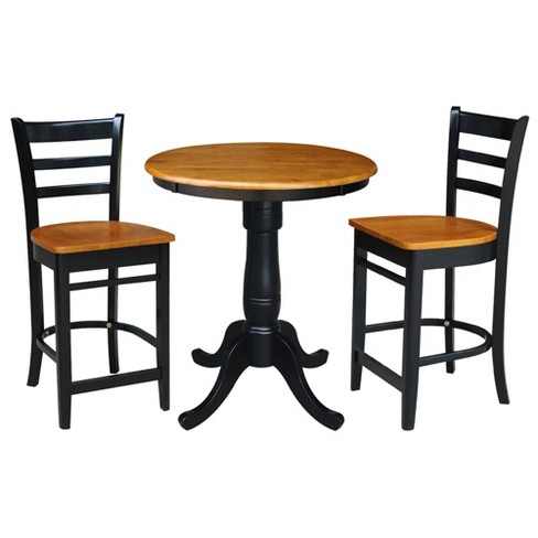 Cherry pub table online and chairs