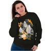 Fall Autumn Ghosts and Pumpkins Sweatshirt for Men or Women Brisco Brands - 4 of 4