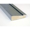 25" x 31" Non-Beveled Romano Silver Wood Wall Mirror - Amanti Art: Modern Rectangle, Includes Mounting Hardware - 2 of 4