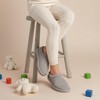 CUSHIONAIRE Keto Kids Slippers - Cozy Slip On Mule House Shoes with Faux Fur Lining and Cushioned Memory Foam Comfort - 4 of 4