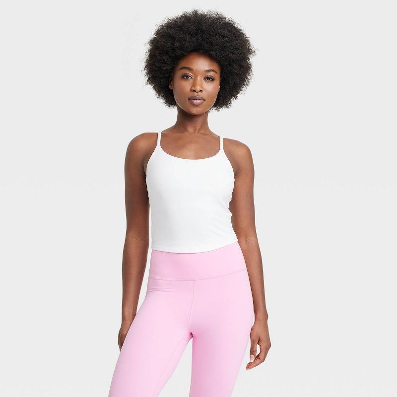 Women's Everyday Soft Cami Cropped Tank Top - All In Motion™, 1 of 6