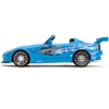 2001 Honda S2000 Convertible Blue with Graphics "Fast & Furious Remix" Series 1/24 Diecast Model Car by Jada - 3 of 4