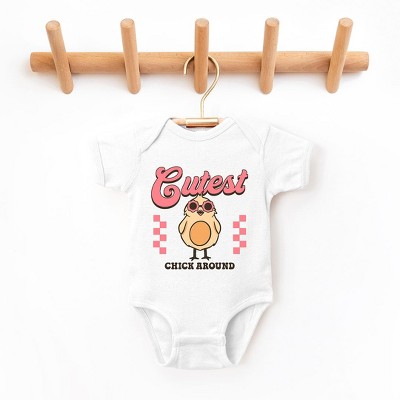 The Juniper Shop Cutest Chick Around Baby Bodysuit