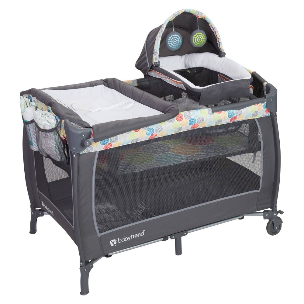 Baby Trend Lil Snooze Deluxe II Nursery Center - Funfetti