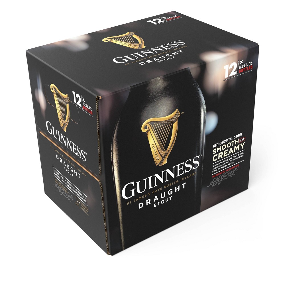 UPC 083820104035 product image for Guinness Draught Beer- 12pk/11.2 fl oz Bottles | upcitemdb.com