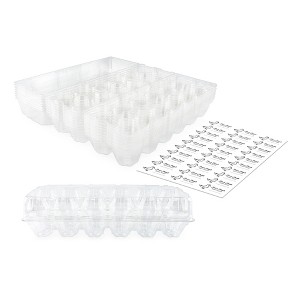 Cornucopia Brands Duck Egg Cartons, 8pk; Plastic Jumbo Egg Containers for Duck and Turkey Egg Storage - 1 of 4